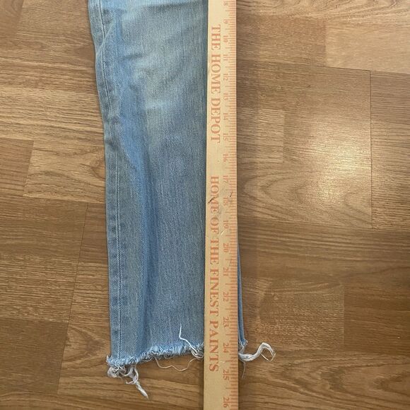 Levis 70s High Slim Straight Jeans Women Size 24 Raw Hem - Picture 11 of 16